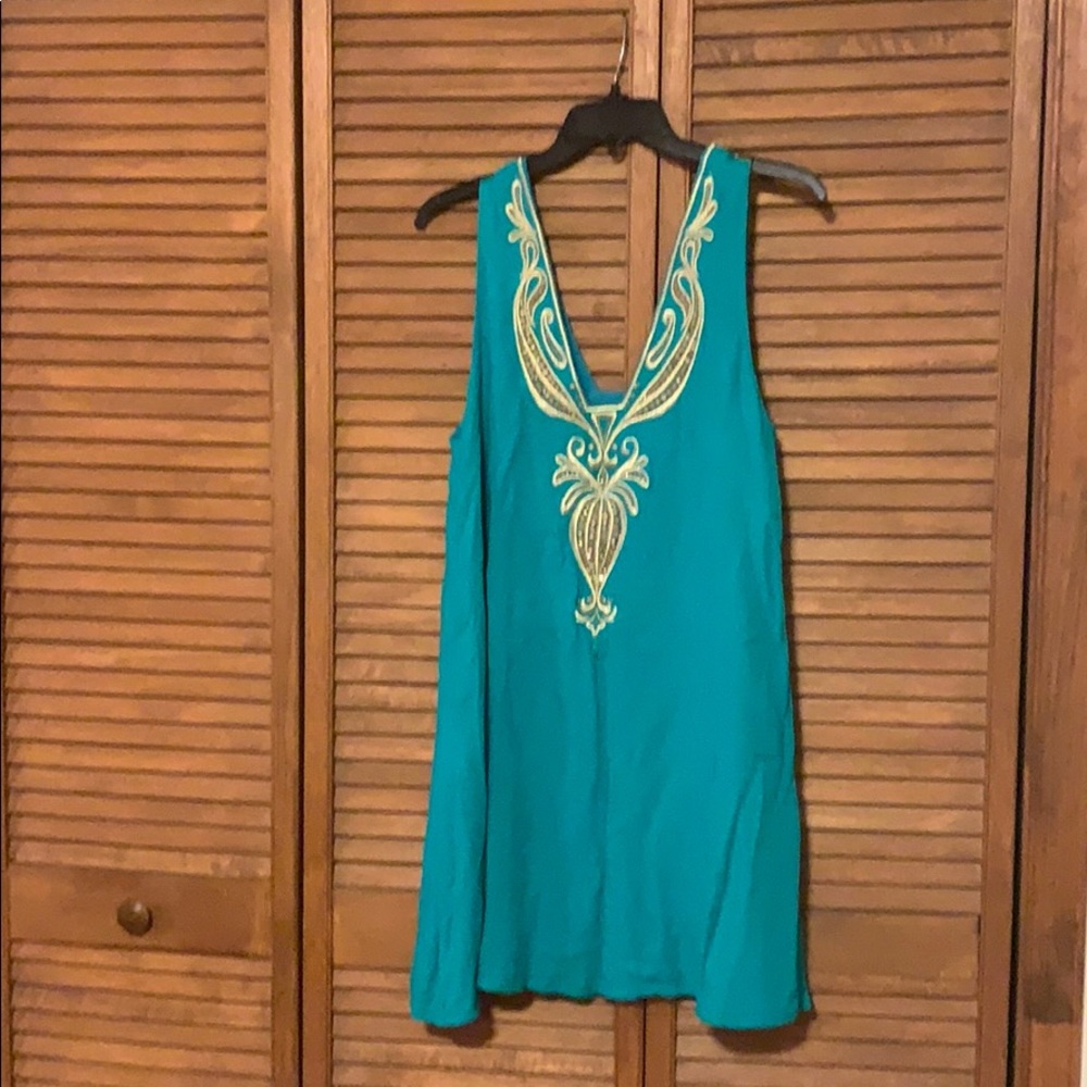 Green Lilly Pulitzer Swing Dress